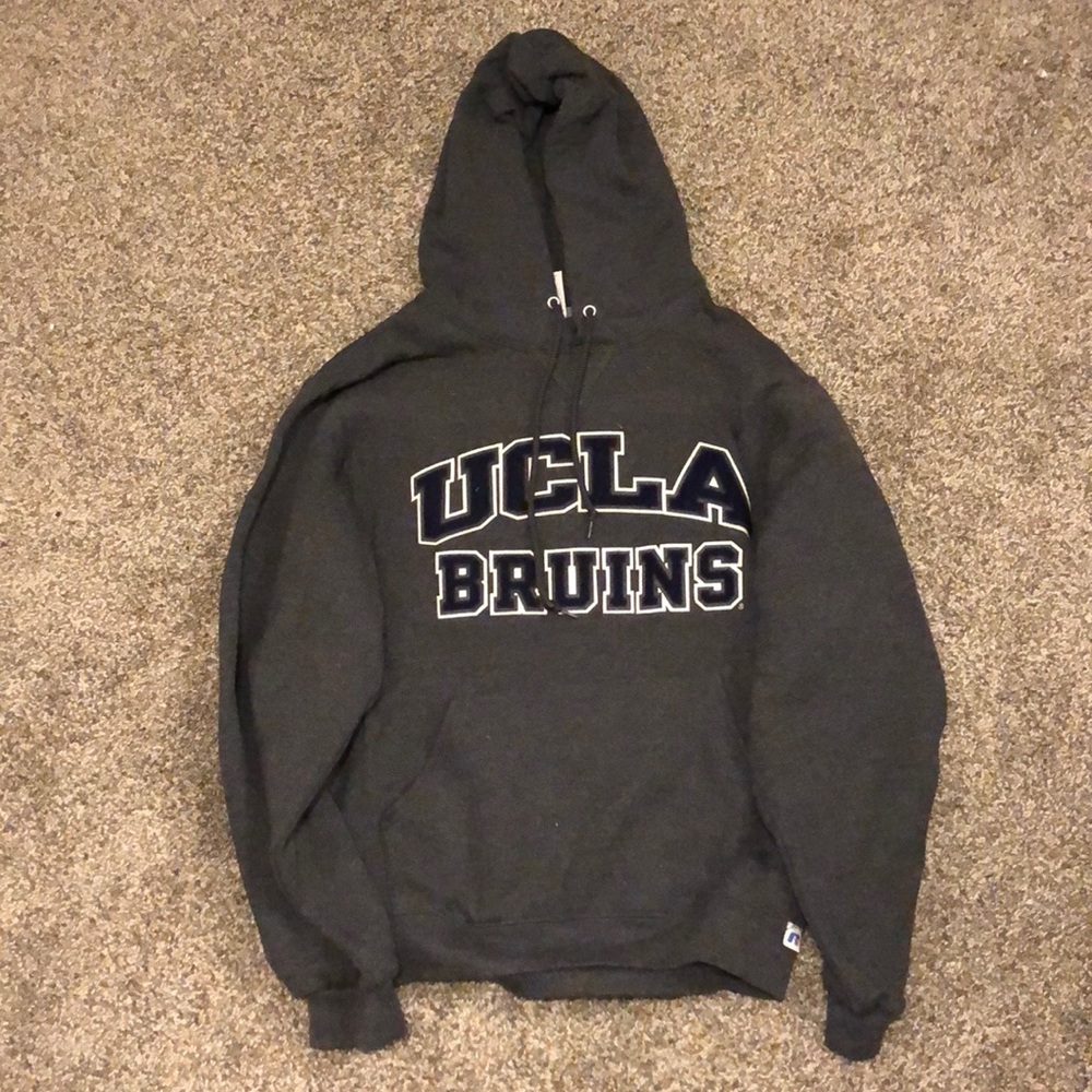 UCLA (Russell Brand) Gray Hoodie Sweatshirt size S